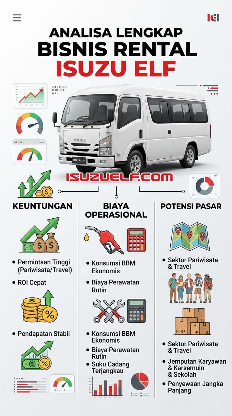 Isuzu Elf Cocok untuk Bisnis Rental Kendaraan