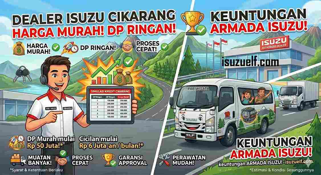 Dealer Isuzu Cikarang Harga Murah DP Ringan Promo Terbaik