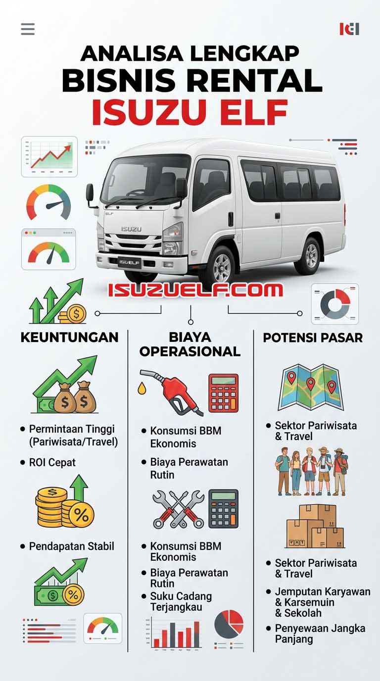 Isuzu Elf Cocok untuk Bisnis Rental